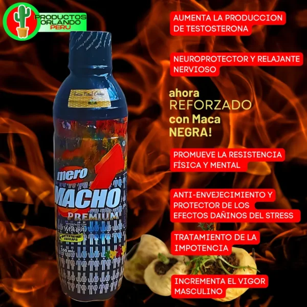 Refuerzo Total! Mero Macho Premium con Maca Negra Andina