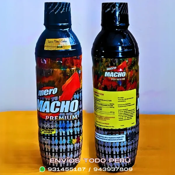 Mero Macho Premium – Potenciador Sexual Ecuatoriano con Maca Negra