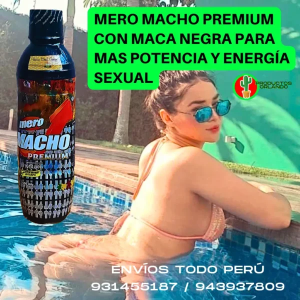 Mero Macho Premium – La Fuerza de la Maca Negra en Cada Dosis