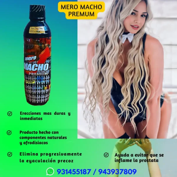 Mero Macho Premium – Revolución en Potencia y Desempeño Masculino