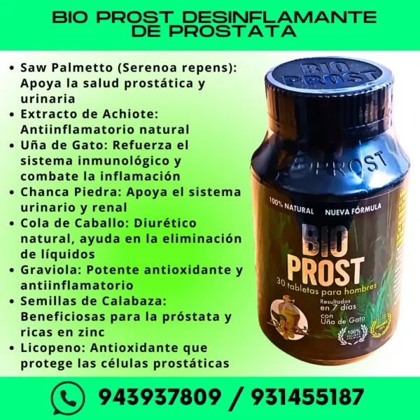 BioProst: Poder Natural para tu Salud Prostática